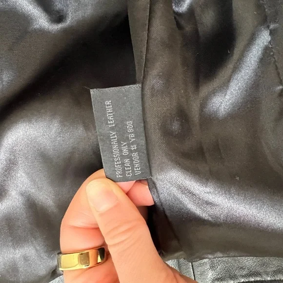 Vintage Guess Ponyhair Leather Jacket - Picture 9 of 9